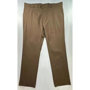 Tommy Hilfiger Flat Straight Leg Dress Pants Brown Men 40/32